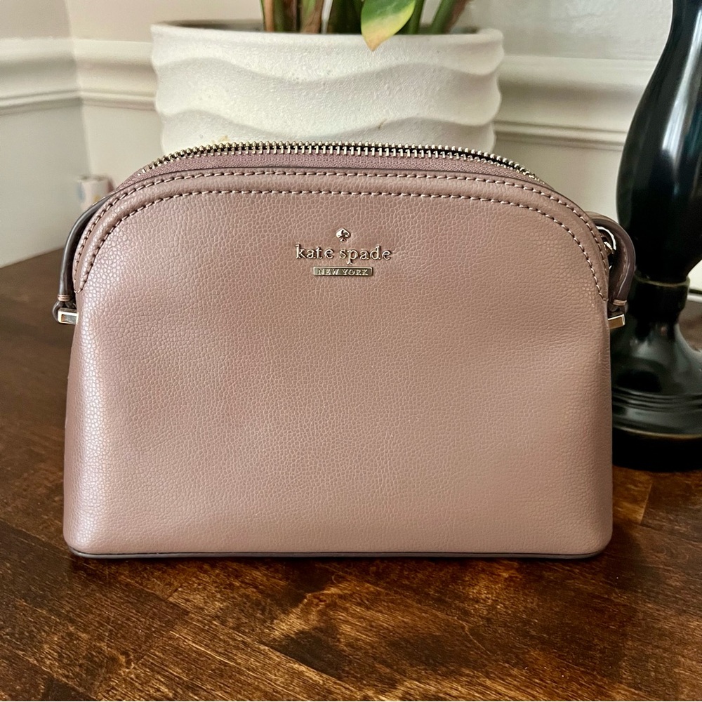Kate Spade Dusty Pink Leather Crossbody Bag